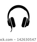 headphones icon in simple style 142630547