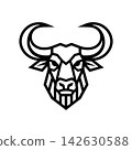 head of tiger 142630588
