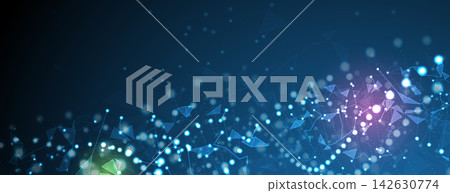 Abstract DNA strands. Medical science and technology vector background Abstract DNA strands. Medical science and technology vector background 142630774
