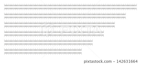 Measuring charts 35, 40, 45, 50, 55, 60 centimeters. Ruler scales thirty five, forty, forty five, fifty, fifty five, sixty cm icons. Length measurement math, distance, height, sewing tool flat layout. Measuring charts 35, 40, 45, 50, 55, 60 centimeters. Ruler scales thirty five, forty, forty five, fifty, fifty five, sixty cm icons. Length measurement math, distance, height, sewing tool flat layout. 142631664
