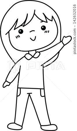 Cute back to school clipart vector set with student boy girl school bus backpack book pencil globe apple and study supplies hand drawn doodle isolated on white 142632016