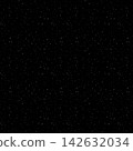 Abstract seamless night sky vector background with tiny white stars on black 142632034