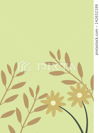 Minimalist autumn botanical vertical poster background in soft chartreuse for planners, notebooks, journals, and teacher stationery Minimalist autumn botanical vertical poster background in soft chartreuse for planners, notebooks, journals, and teacher stationery 142632199