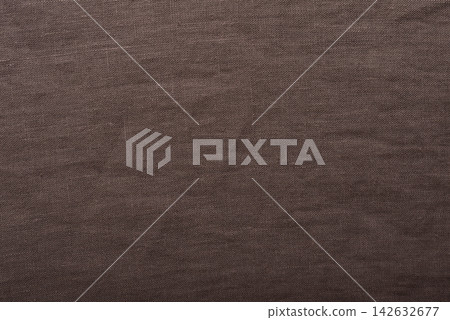 Chocolate Brown Linen Fabric Texture Background Chocolate Brown Linen Fabric Texture Background 142632677