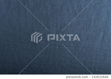 Natural Blue Linen Textile Background Natural Blue Linen Textile Background 142632688