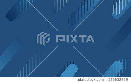 Blue abstract geometric background with gradient shapes and striped elements Blue abstract geometric background with gradient shapes and striped elements 142632839