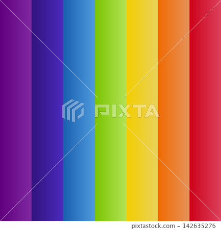 Abstract rainbow colors vertical stripes seamless pattern background. colorful background, colored stripes. Vector illustration. Eps10. 142635276