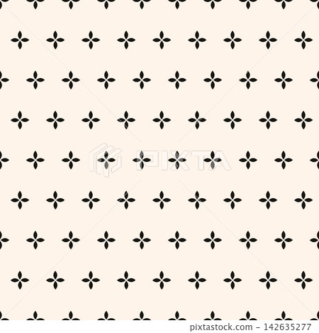 Abstract simple floral gothic style seamless pattern. Elegant minimal monochrome stylish background. Perfect for textile, wallpaper and fabrics. Abstract simple floral gothic style seamless pattern. Elegant minimal monochrome stylish background. Perfect for textile, wallpaper and fabrics. 142635277