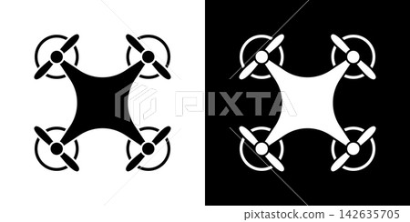 Drone Top View Solid Icon Set. Aerial Photography, Surveillance, And Remote Control Technology Silhouette Symbol Collection. Modern Uav Design. Isolated Vector Illustration Drone Top View Solid Icon Set. Aerial Photography, Surveillance, And Remote Control Technology Silhouette Symbol Collection. Modern Uav Design. Isolated Vector Illustration 142635705