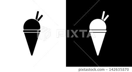 Ice Cream Cone With Sticks Solid Icon Set. Dessert, Sweet Treat, And Summer Refreshment Silhouette Symbol Collection. Food And Beverage Industry. Isolated Vector Illustration Ice Cream Cone With Sticks Solid Icon Set. Dessert, Sweet Treat, And Summer Refreshment Silhouette Symbol Collection. Food And Beverage Industry. Isolated Vector Illustration 142635870