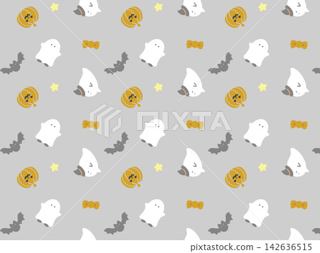 Halloween seamless pattern (with swatches) Halloween seamless pattern (with swatches) 142636515