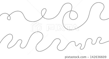 Thin squiggle golden line heart set. Wavy wiggle stripe. Curvy head or yarn lines for decor, separate, divider. Tangled squiggly linear doodle shapes. Vector Thin squiggle golden line heart set. Wavy wiggle stripe. Curvy head or yarn lines for decor, separate, divider. Tangled squiggly linear doodle shapes. Vector 142636609