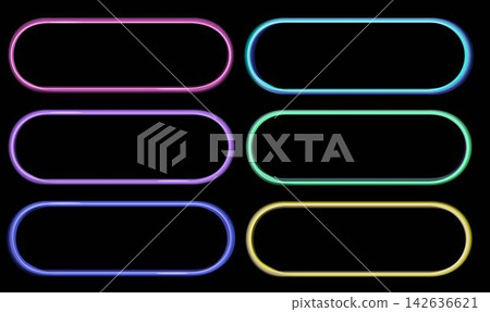 3d light glow neon frame button box elements with clean call action design and bright solid colors. These neon call action graphics look energetic and modern 3d light glow neon frame button box elements with clean call action design and bright solid colors. These neon call action graphics look energetic and modern 142636621