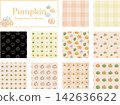 Pumpkin seamless pattern collection (swatches included) 142636622