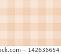 Orange gingham check seamless pattern, swatch included. 142636654
