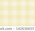 Yellow gingham check seamless pattern, swatch included. 142636655