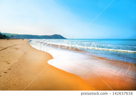 Idyllic India - at early spring in Gokarna - South India Idyllic India - at early spring in Gokarna - South India 142637638