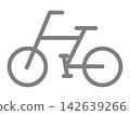 Bicycle icon (bike mark) 142639266