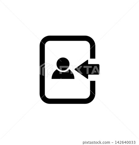 Log-in icon vector design templates Log-in icon vector design templates 142640033