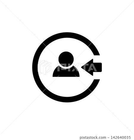 Log-in icon vector design templates Log-in icon vector design templates 142640035