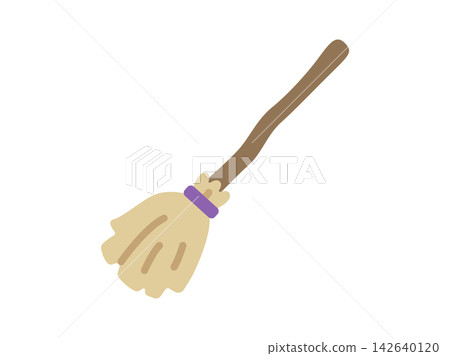 女巫掃帚圖示的插圖 女巫掃帚圖示的插圖 142640120