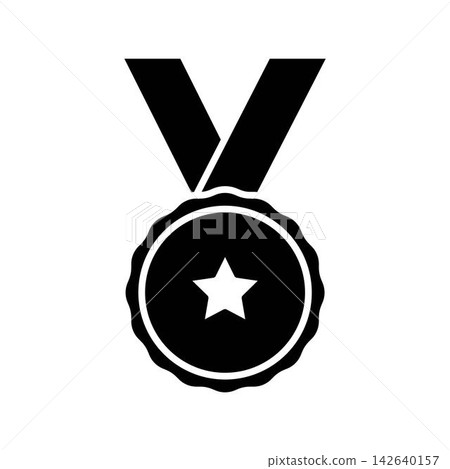 Medal icon vector symbol design templates 142640157