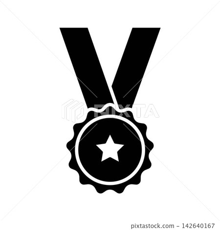 Medal icon vector symbol design templates 142640167