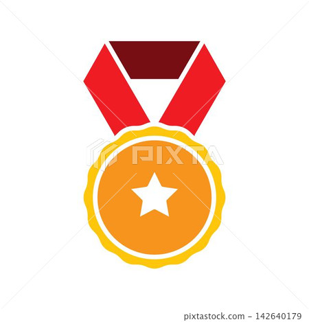 Medal icon vector symbol design templates Medal icon vector symbol design templates 142640179