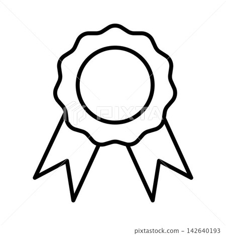Medal icon vector symbol design templates 142640193