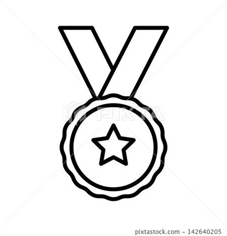 Medal icon vector symbol design templates Medal icon vector symbol design templates 142640205