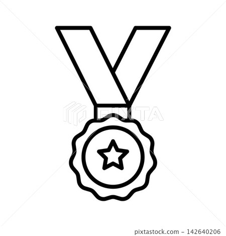 Medal icon vector symbol design templates Medal icon vector symbol design templates 142640206
