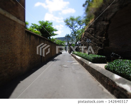 安提瓜和巴布達,安提瓜島,納爾遜船塢,立體模型風格 安提瓜和巴布達,安提瓜島,納爾遜船塢,立體模型風格 142640317