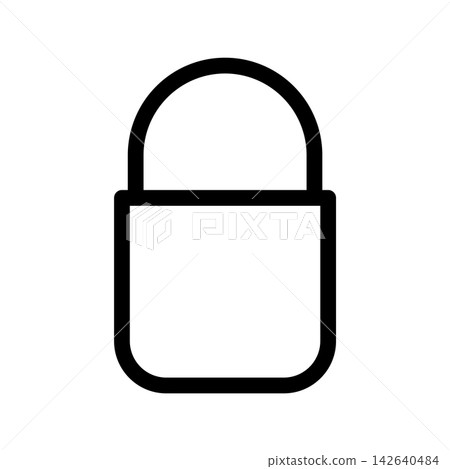 Padlock icon vector design templates simple and modern Padlock icon vector design templates simple and modern 142640484