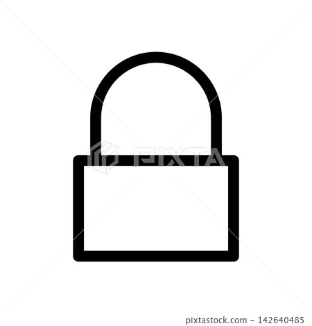 Padlock icon vector design templates simple and modern Padlock icon vector design templates simple and modern 142640485