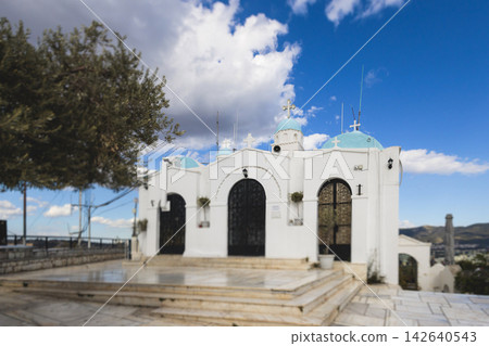 Mount Lycabettus, Athens, Greece, hiking and climbing to Lycabettos hill and Holy Church of Saint George of Lycabettus, Attica, Athens cityscape panorama view in sunny day, Lykavittos Greek landscape Mount Lycabettus, Athens, Greece, hiking and climbing to Lycabettos hill and Holy Church of Saint George of Lycabettus, Attica, Athens cityscape panorama view in sunny day, Lykavittos Greek landscape 142640543