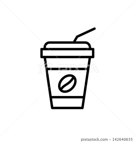 Disposable cup icon vector design templates Disposable cup icon vector design templates 142640635