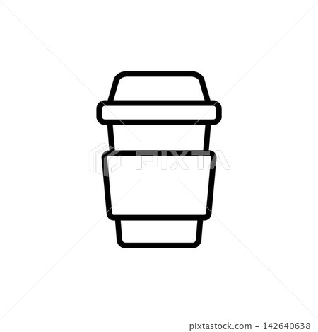 Disposable cup icon vector design templates Disposable cup icon vector design templates 142640638