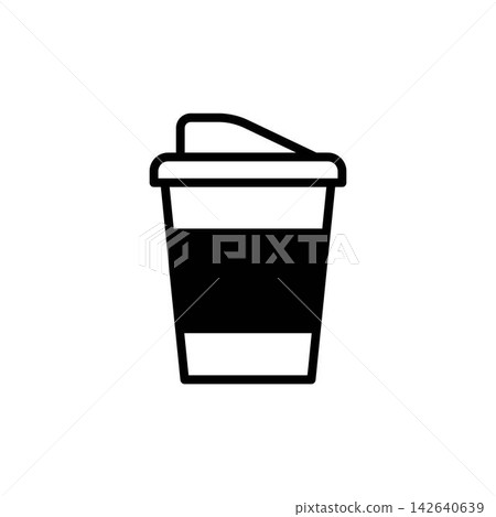 Disposable cup icon vector design templates Disposable cup icon vector design templates 142640639