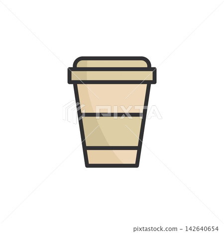 Disposable cup icon vector design templates Disposable cup icon vector design templates 142640654