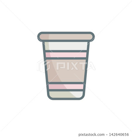 Disposable cup icon vector design templates Disposable cup icon vector design templates 142640656