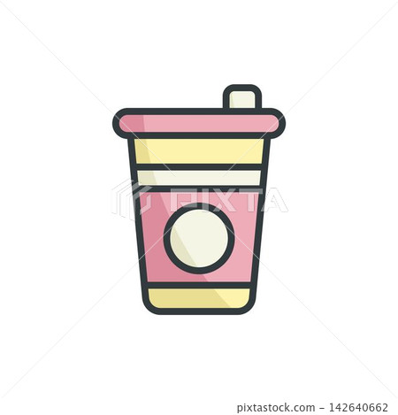 Disposable cup icon vector design templates Disposable cup icon vector design templates 142640662