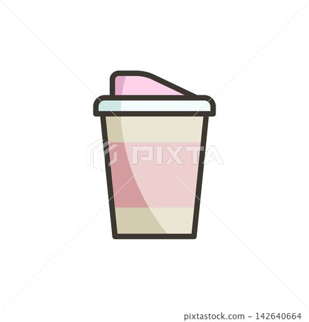 Disposable cup icon vector design templates Disposable cup icon vector design templates 142640664