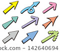 Comic Arrow Set (Black Border) - 9 Types 142640694