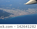 Aki City, Kochi Prefecture, as seen from an airplane 142641282