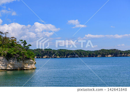 在宮城縣松島灣浦戶群島的佐布澤島上漫步。 在宮城縣松島灣浦戶群島的佐布澤島上漫步。 142641848