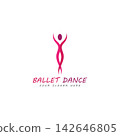 ballet logo vector illustration icon 142646805