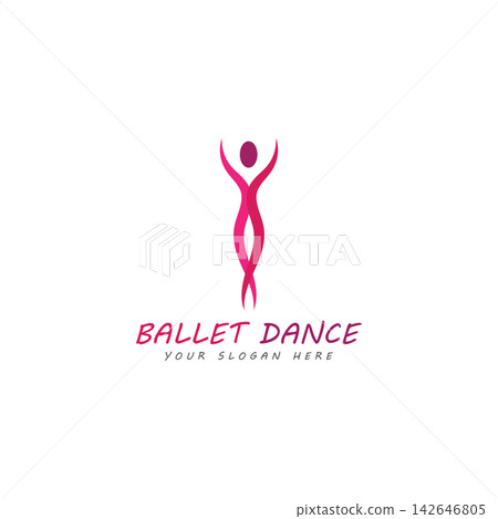 ballet logo vector illustration icon ballet logo vector illustration icon 142646805