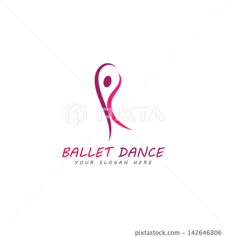 ballet logo vector illustration icon ballet logo vector illustration icon 142646806