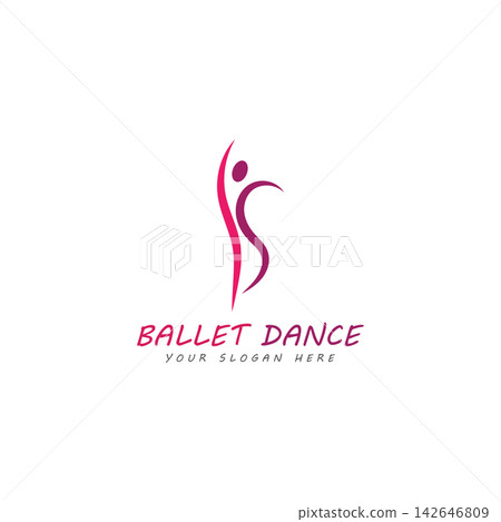 ballet logo vector illustration icon ballet logo vector illustration icon 142646809