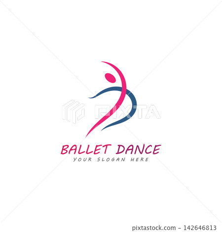 ballet logo vector illustration icon ballet logo vector illustration icon 142646813